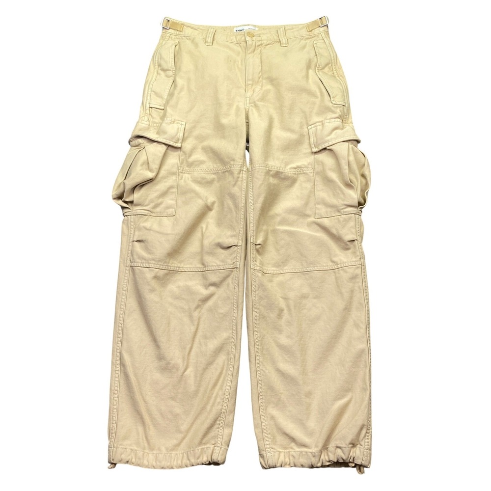 TNA Aritzia Surplus Division Cargo Pants Khaki Tan Size 6 Utility Streetwear